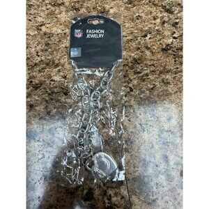 NFL Indianapolis Colts Charm Bracelet Silver Tone Aminco New Sealed Licensed